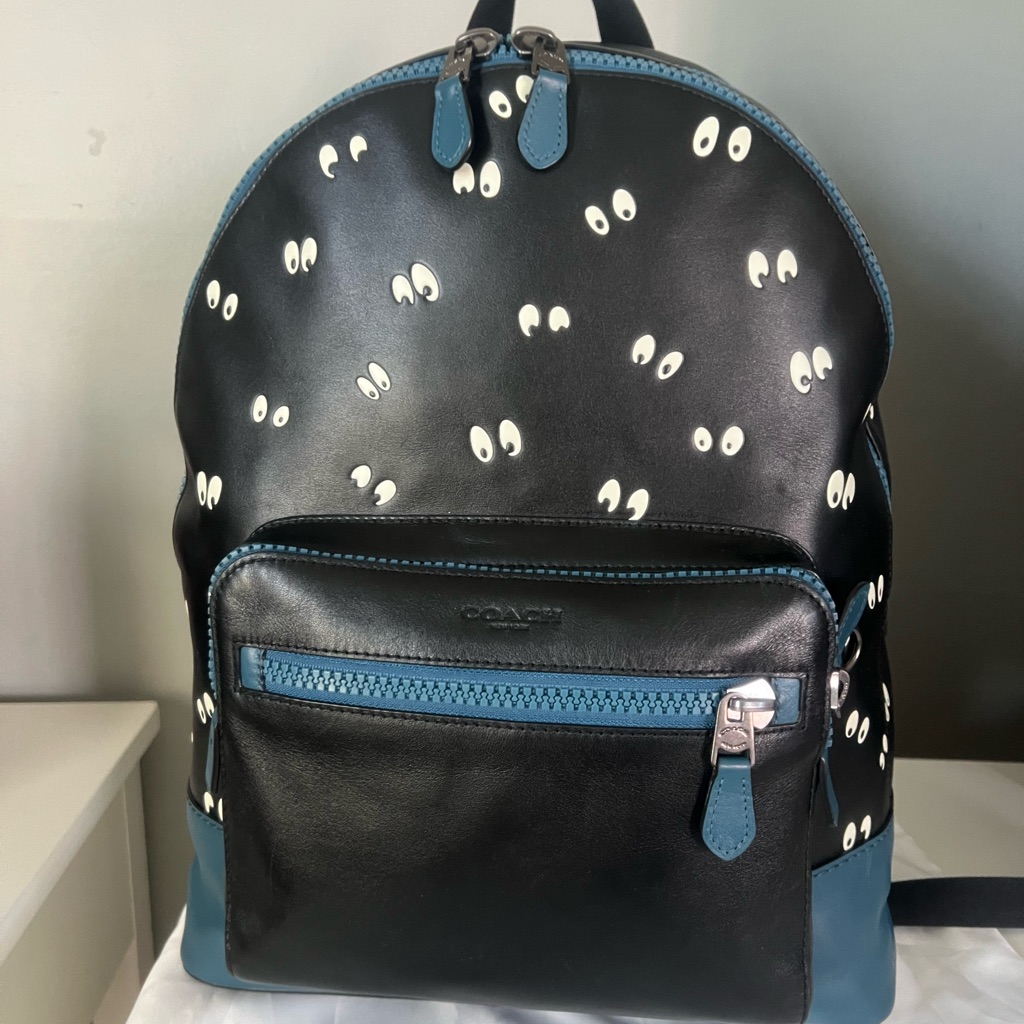 Disney X Coach Spooky Eyes Dark Fairytale Leather Backpack